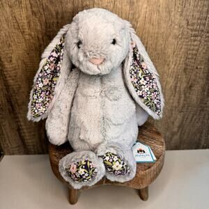 Jellycat Grey Bunny Bloom FAST SHIP NEW Jellycat Gray Bunny Medium